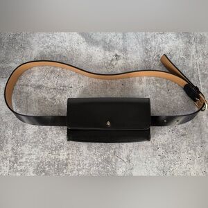 Kate Spade Leather Belt Bag Fanny Pack Black L/XL